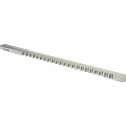 Keyway Broach: Style C, High Speed Steel, 1/4" Wide