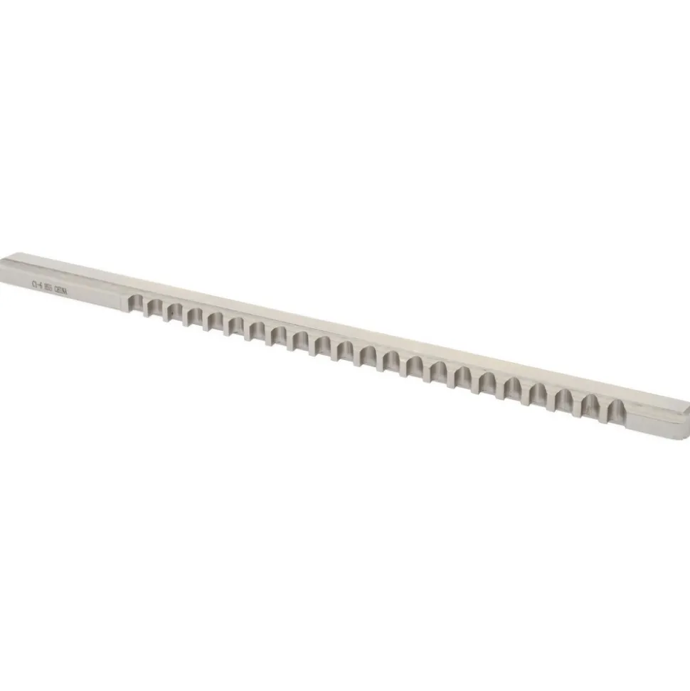 Keyway Broach: Style C-1, High Speed Steel, 6 mm Wide