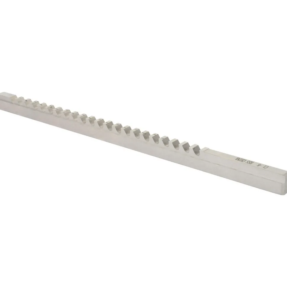 Keyway Broach: Style C-1, High Speed Steel, 8 mm Wide