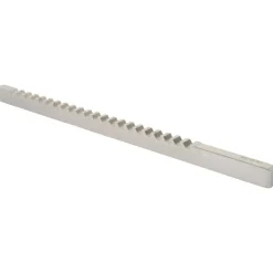 Keyway Broach: Style C, High Speed Steel, 3/8" Wide