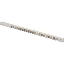 Keyway Broach: Style C, High Speed Steel, 3/8