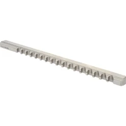 Keyway Broach: Style D-1, High Speed Steel, 10 mm Wide