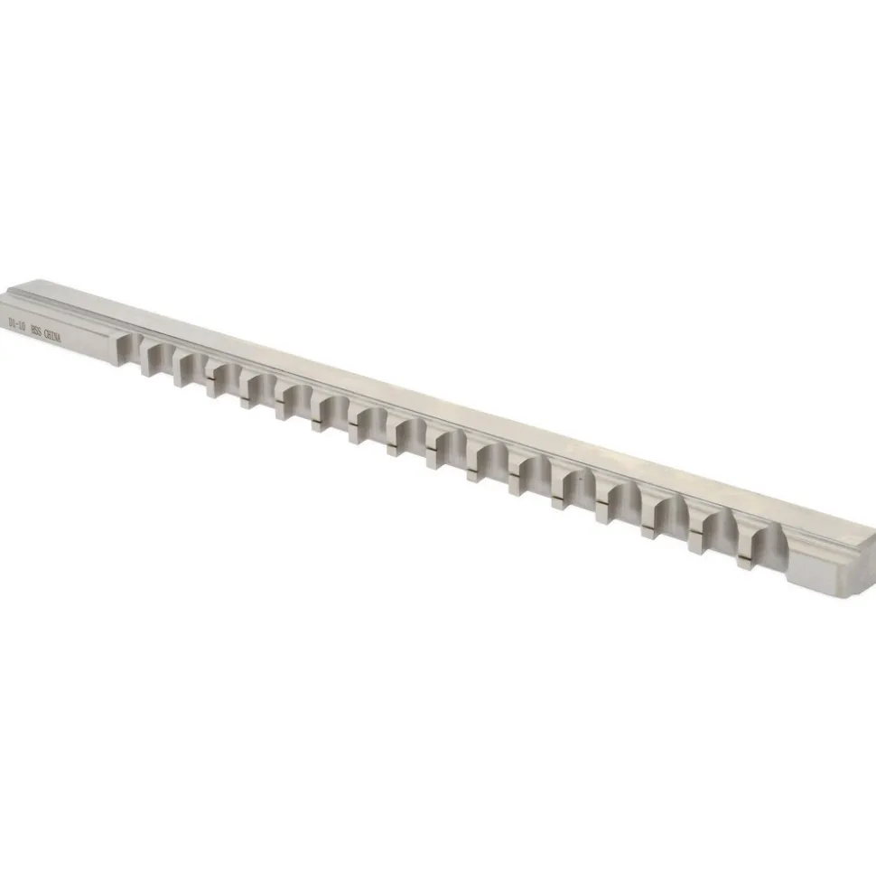 Keyway Broach: Style D-1, High Speed Steel, 10 mm Wide