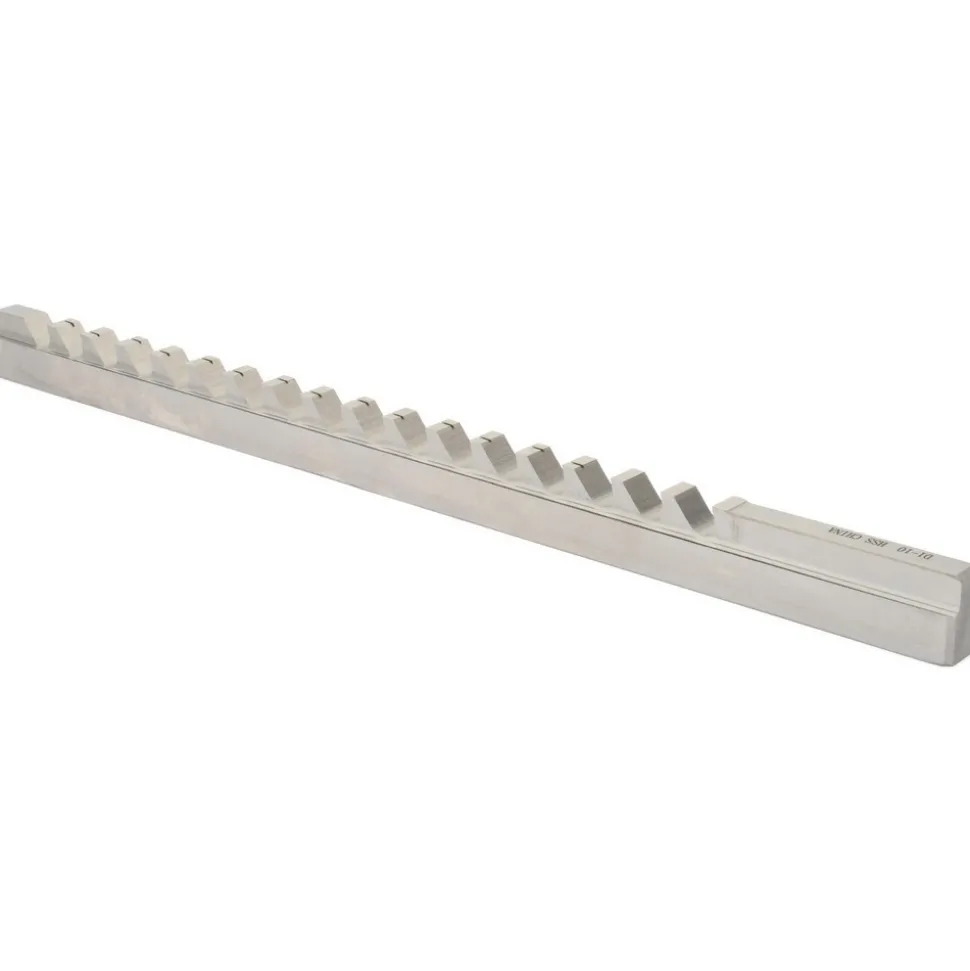 Keyway Broach: Style D-1, High Speed Steel, 10 mm Wide