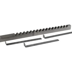 Keyway Broach: Style D, High Speed Steel, 1/2" Wide