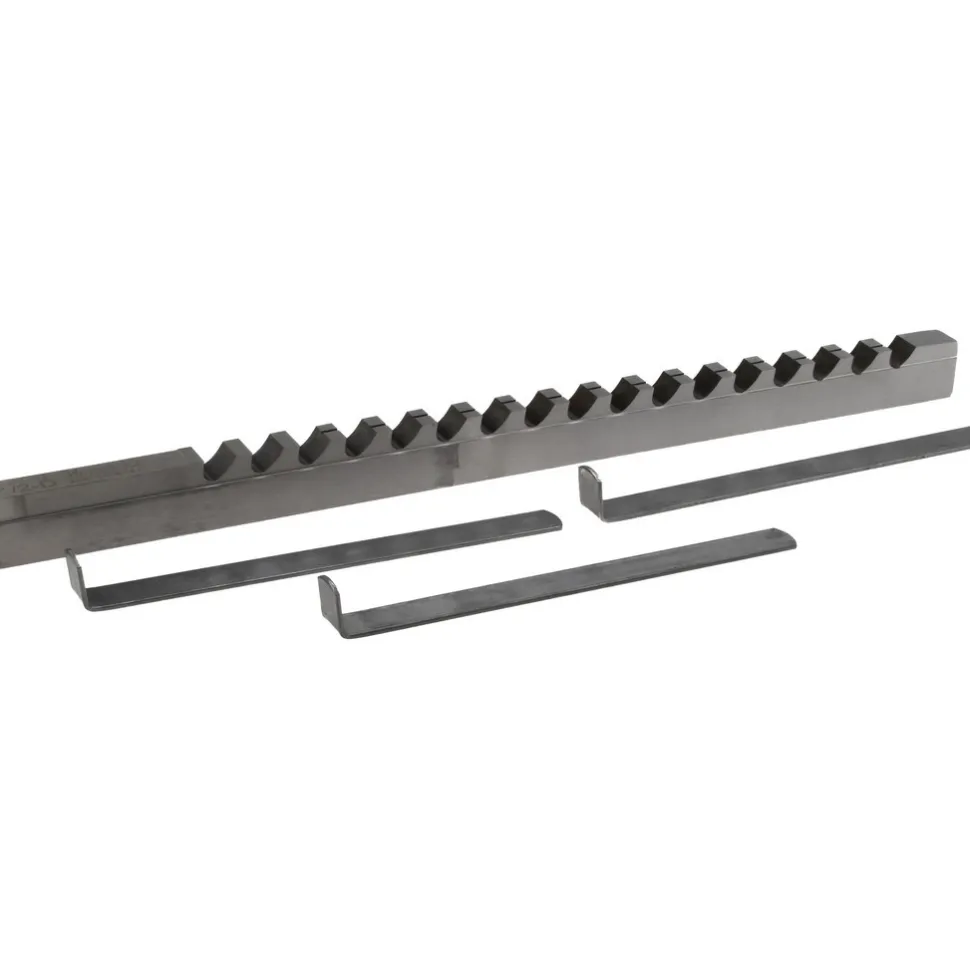 Keyway Broach: Style D, High Speed Steel, 1/2" Wide