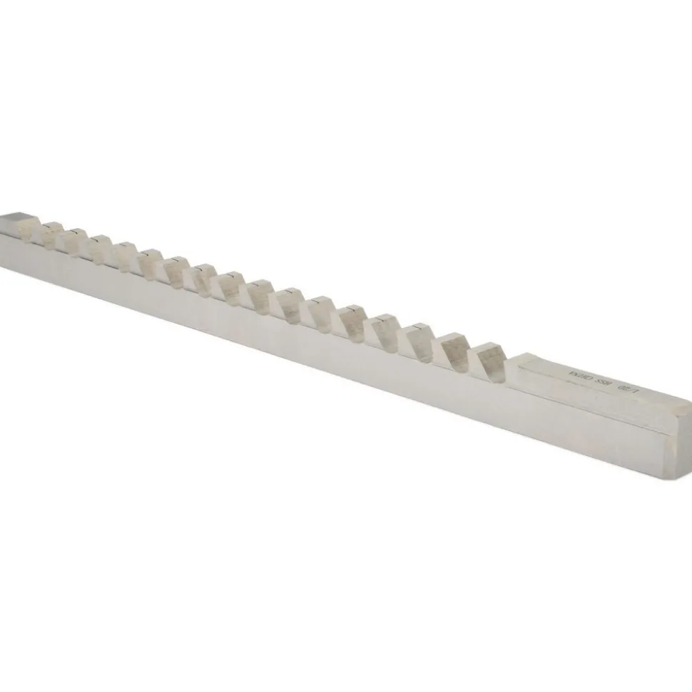 Keyway Broach: Style D, High Speed Steel, 1/2" Wide