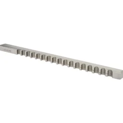 Keyway Broach: Style D, High Speed Steel, 1/2