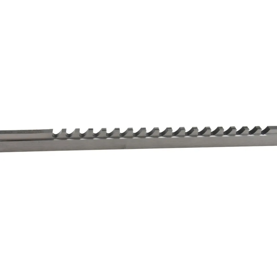 Keyway Broach: Style D, High Speed Steel, 3/8" Wide