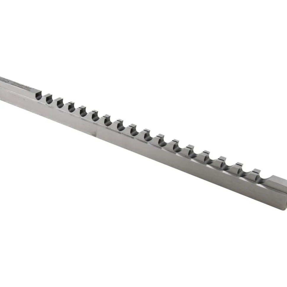 Keyway Broach: Style D, High Speed Steel, 3/8" Wide