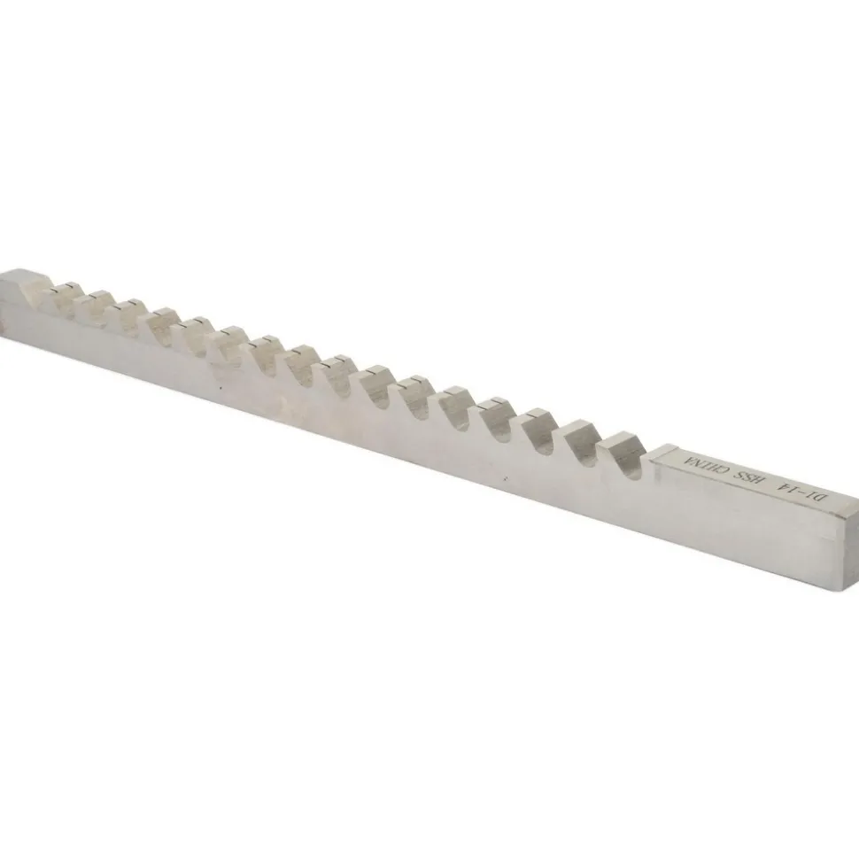 Keyway Broach: Style D-1, High Speed Steel, 14 mm Wide