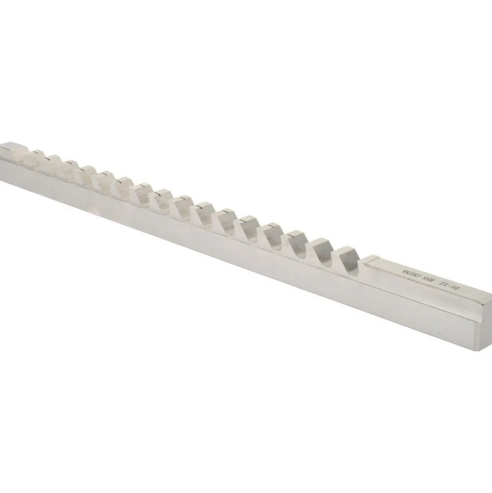 Keyway Broach: Style D-1, High Speed Steel, 12 mm Wide