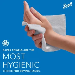 Kitchen Paper Towels (41482), with Fast-Drying Absorbency Pockets™, White, Perforated Standard Paper Towel Rolls