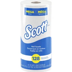 Kitchen Paper Towels (41482), with Fast-Drying Absorbency Pockets™, White, Perforated Standard Paper Towel Rolls