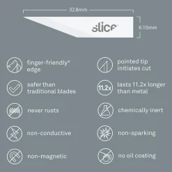 Knife Blade: Safety, 33.00 mm Blade Length
