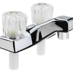 Knob Handle, Deck Plate Bathroom Faucet