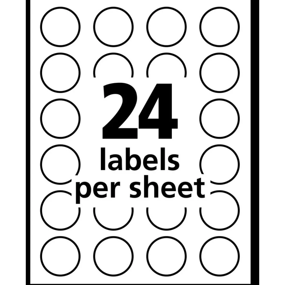 Label Maker Label: Dark Blue, Paper, 3/4" OAL, 3/4" OAW, 1,008 per Roll