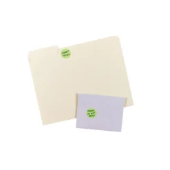 Label Maker Label: Neon Green, Paper, 1-1/4