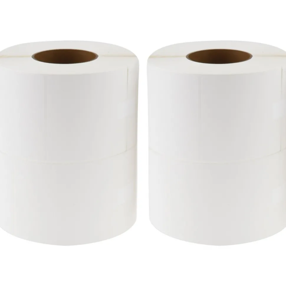 Label Maker Label: White, Matte Coated Facestock, 6" OAL, 4" OAW