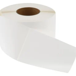 Label Maker Label: White, Matte Coated Facestock, 6" OAL, 4" OAW