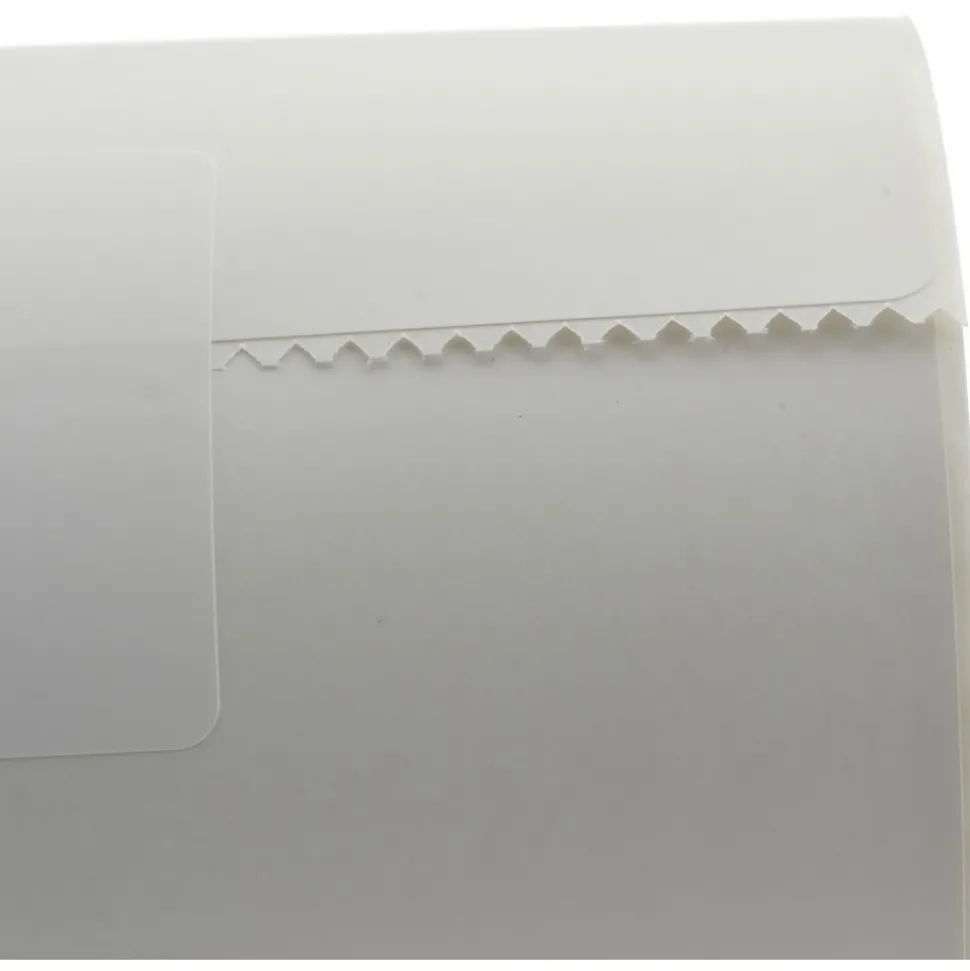 Label Maker Label: White, Paper, 6" OAL, 4" OAW