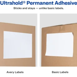 Label Maker Label: White, Paper, 11" OAL, 8-1/2" OAW, 100 per Roll