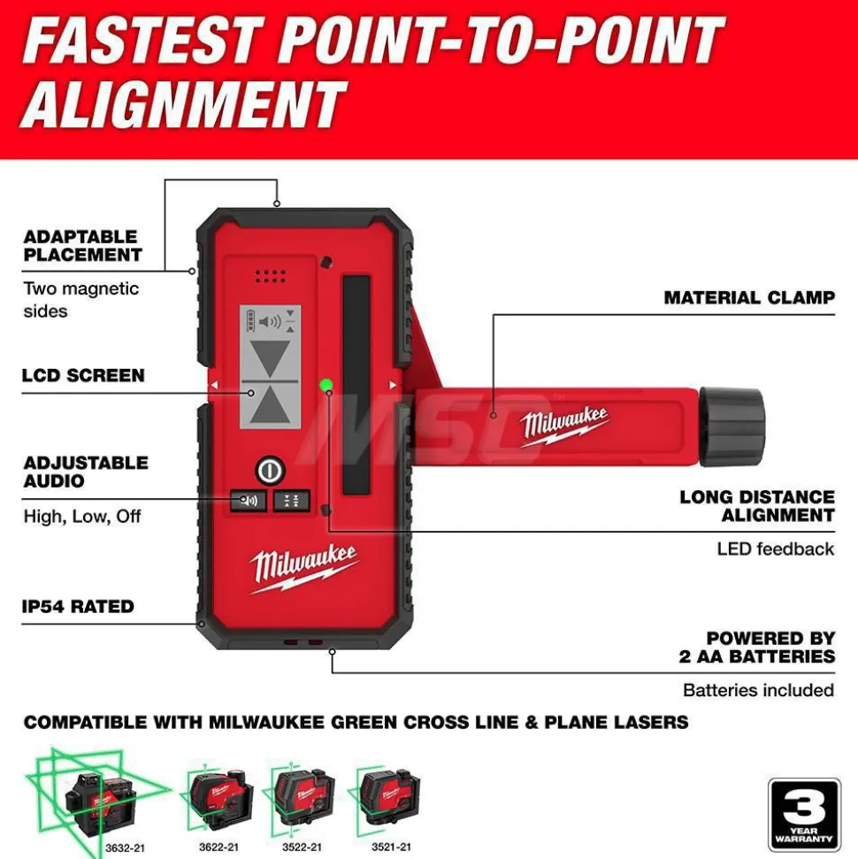 165' Laser Line Detector