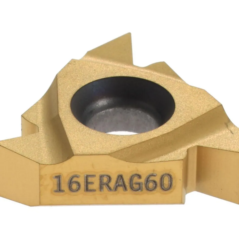 Laydown Threading Insert: 16ERAG60 CP500, Carbide