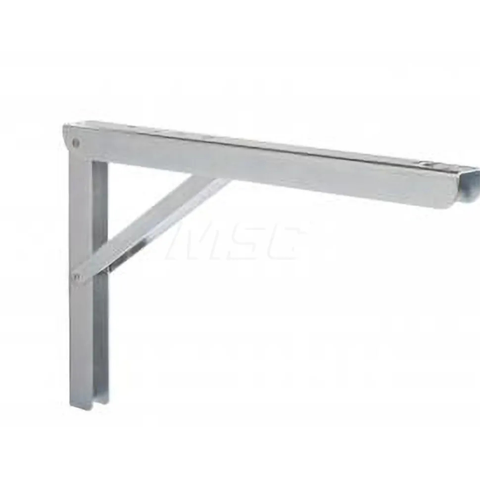 750 Lb Capacity, Anachrome Steel Coated, Shelf Bracket