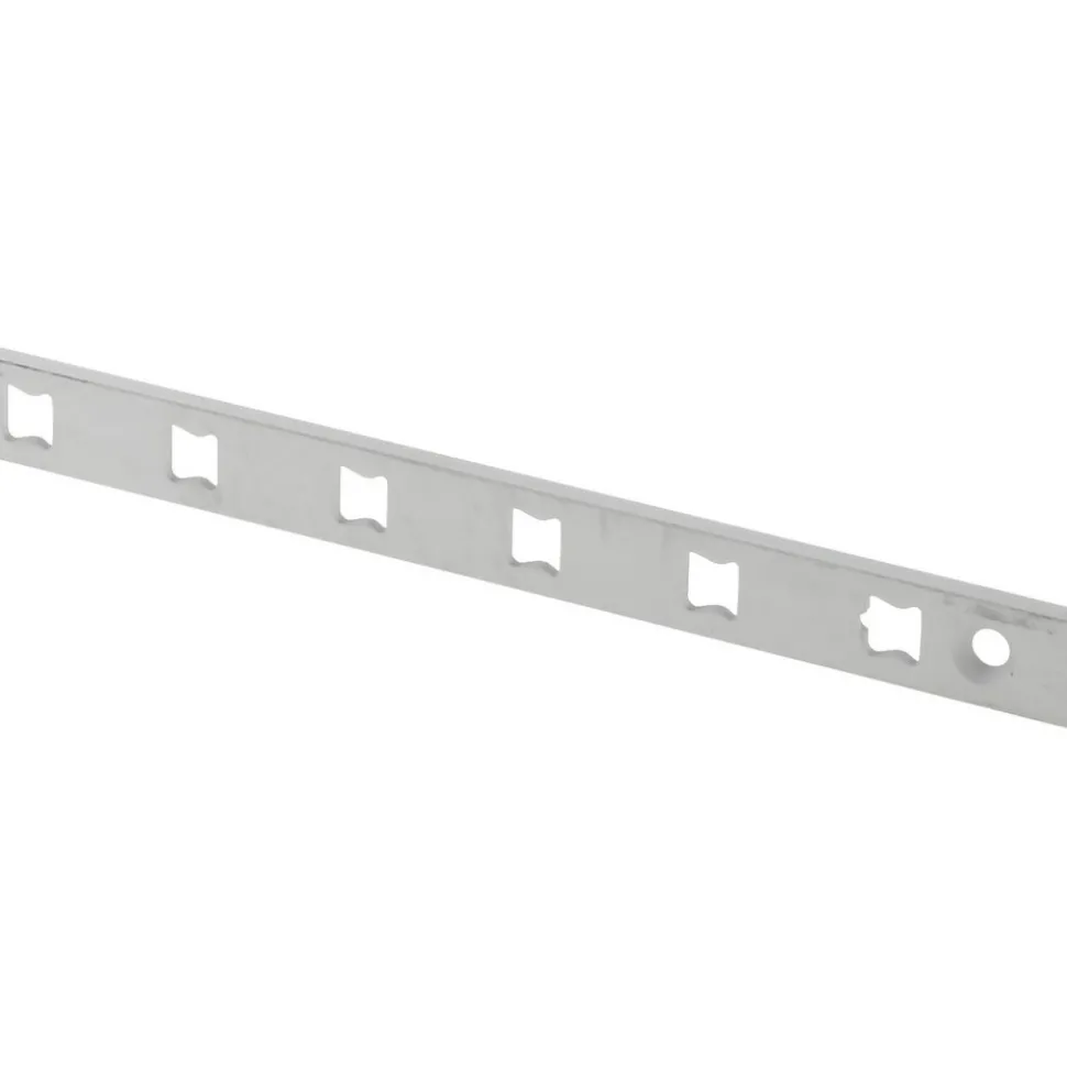 99 Lb Capacity, Anodized Satin Aluminum, Single Slot Shelf Surface Mount Bracket