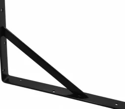 1,000 Lb Capacity, Black Epoxy Coated, L-Bracket