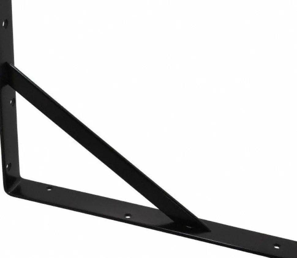 1,000 Lb Capacity, Black Epoxy Coated, L-Bracket