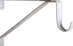 500 Lb Capacity, Epoxy Coated, Shelf & Pole Support Bracket