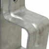 300 Lb Capacity, Galvanized, Single Box Rail Bracket