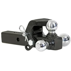 6,000, 7,500 & 10,000 Lb Capacity, 7-1/2" Long, 2" Shank, Triball Hitch Drawbar with Pintle Hook