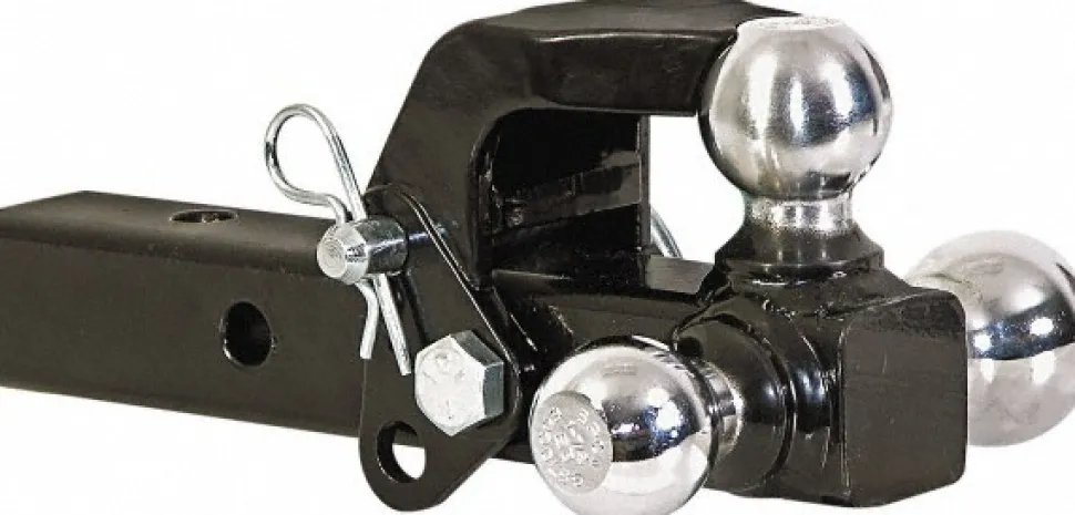 6,000, 7,500 & 10,000 Lb Capacity, 7-1/2" Long, 2" Shank, Triball Hitch Drawbar with Pintle Hook