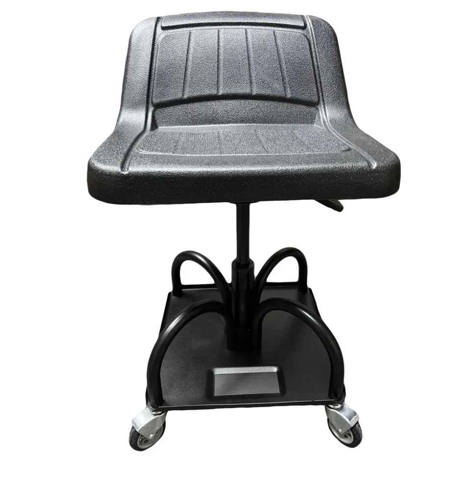 440 Lb Capacity, 4 Wheel Adjustable Creeper Seat