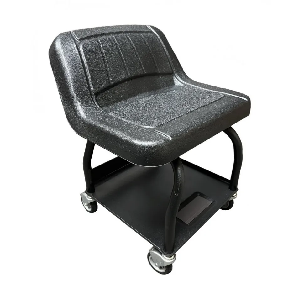440 Lb Capacity, 4 Wheel Creeper Seat with Tray