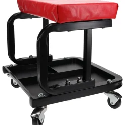260 Lb Capacity, 4 Wheel Creeper Seat with Tray