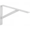 500 Lb Capacity, White Finish, L-Bracket