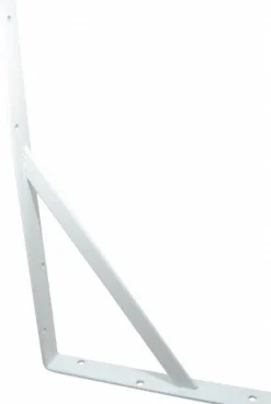 1,000 Lb Capacity, White Finish, L-Bracket