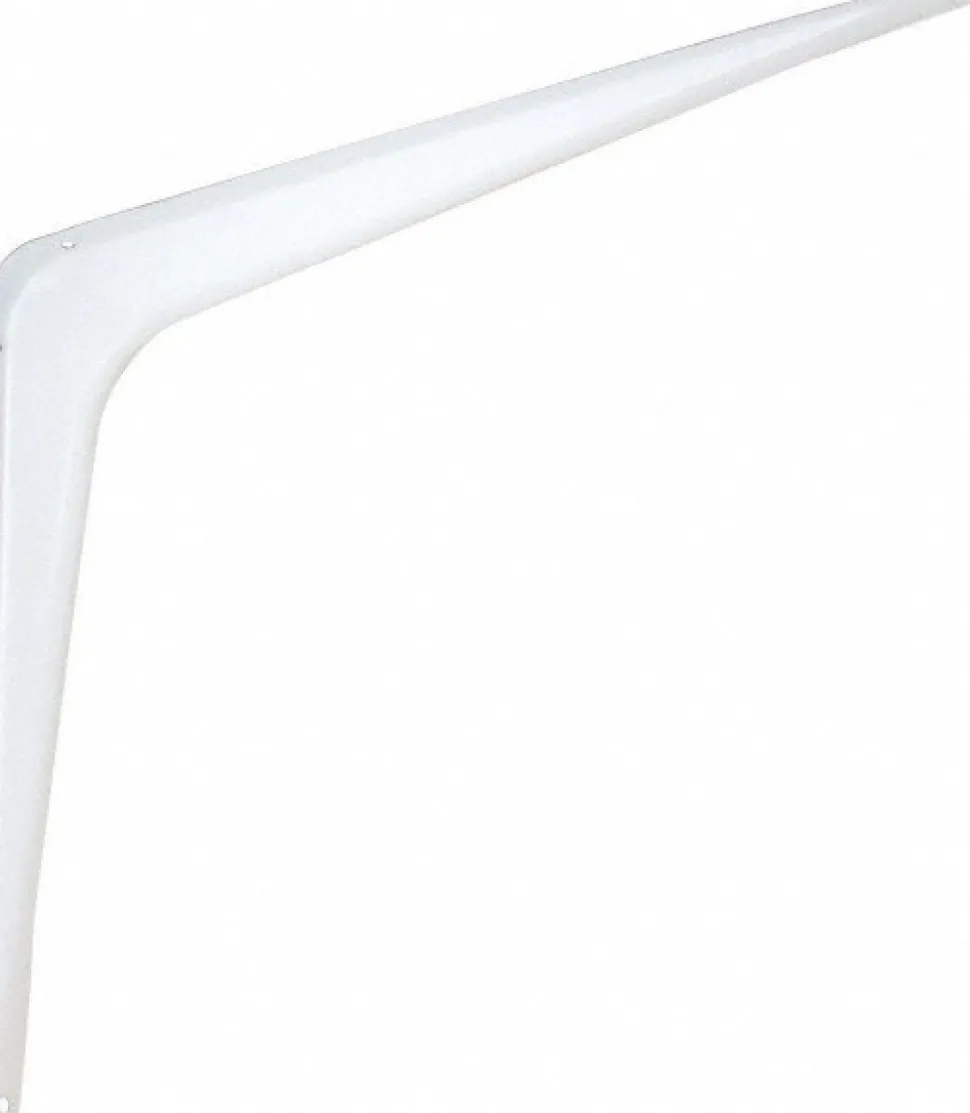 100 Lb Capacity, White Shelf Brackets