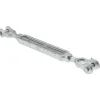 2,200 Lb Load Limit, 1/2" Thread Dia, 6" Take Up, Steel Jaw & Jaw Turnbuckle