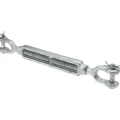2,200 Lb Load Limit, 1/2" Thread Dia, 6" Take Up, Steel Jaw & Jaw Turnbuckle