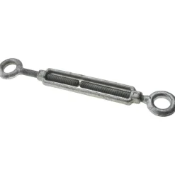 2,200 Lb Load Limit, 1/2" Thread Dia, 6" Take Up, Steel Eye & Eye Turnbuckle