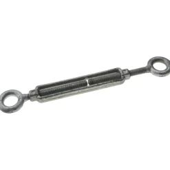 2,200 Lb Load Limit, 1/2" Thread Dia, 6" Take Up, Steel Eye & Eye Turnbuckle