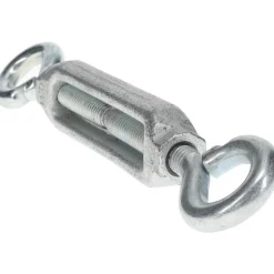 144 Lb Load Limit, 3/8" Thread Dia, 2-7/8" Take Up, Malleable Iron Eye & Eye Turnbuckle
