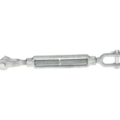 3,500 Lb Load Limit, 5/8" Thread Dia, 6" Take Up, Steel Jaw & Jaw Turnbuckle