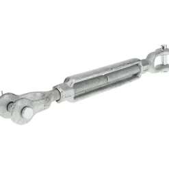 3,500 Lb Load Limit, 5/8" Thread Dia, 6" Take Up, Steel Jaw & Jaw Turnbuckle