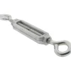 96 Lb Load Limit, 5/16" Thread Dia, 2-9/16" Take Up, Malleable Iron Eye & Eye Turnbuckle